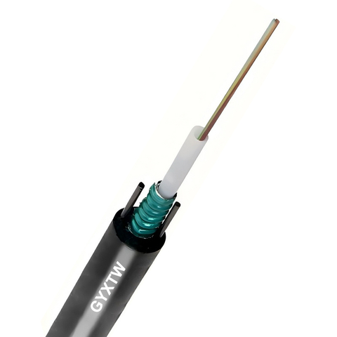 Cavo in fibra ottica armato in acciaio per esterni con tubo centrale GYXTW 2-12core