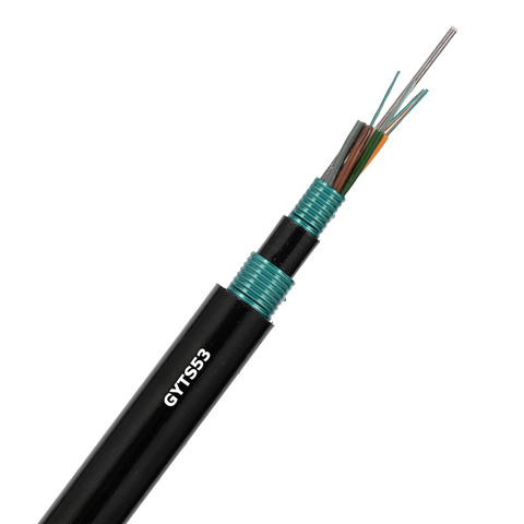 Cavo in fibra ottica interrato sotterraneo con doppia armatura CST GYTS53