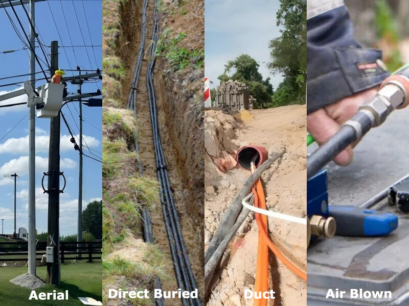  4 m&eacute;todos de instala&ccedil;&atilde;o de cabo de fibra &oacute;ptica
