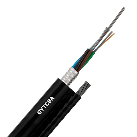 GYTC8A/ GYFTC8A 알루미늄 테이프가 있는 Figure-8 공중 광섬유 케이블