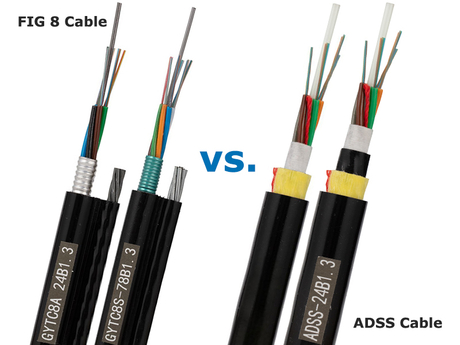 ADSS مقابل الشكل 8 Aerial Cable.jpg