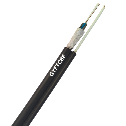 GYFTC8F FRP Messenger Selbsttragendes, nicht gepanzertes Figure 8-Antennen-Glasfaserkabel